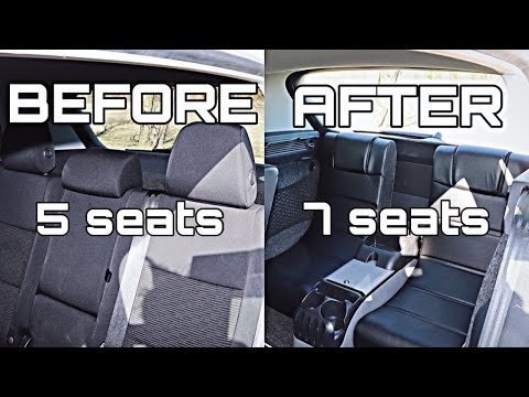 The Easiest Way To Add 3rd Row Seat In Any  SUV | How To Change Any 5 Seats Car to 7 Seats