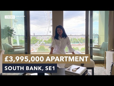 £3,995,000 Apartment with London Eye view to Buy: South Bank, SE1