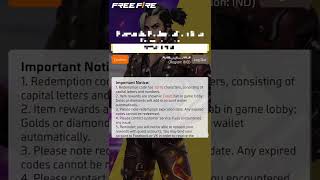 ff redeem code today | free fire redeem code today | ff reward code 2022 today | ff reward today