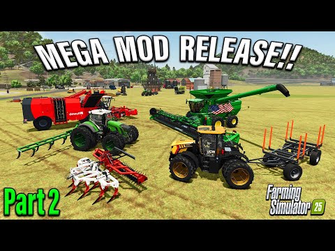 12m PLOUGH! DEWULF HARVESTER! Pt 2: NEW MODS! ON FARMING SIMULATOR 25 | PS5 (Review) 12th Dec 24.