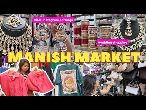 Let’s Explore this LESSER KNOWN Mumbai MARKET! Budget wedding shopping! Manish Market Andheri