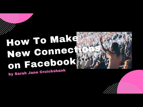 How To Make New Connections on Facebook - Live & Over The Shoulder