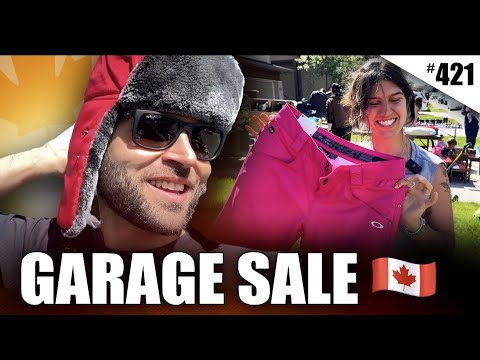 Será que Vale a PENA? Garage SALE Canadá : COMPRANDO coisas BOAS E BARATAS + CAR SHOW CALGARY #421