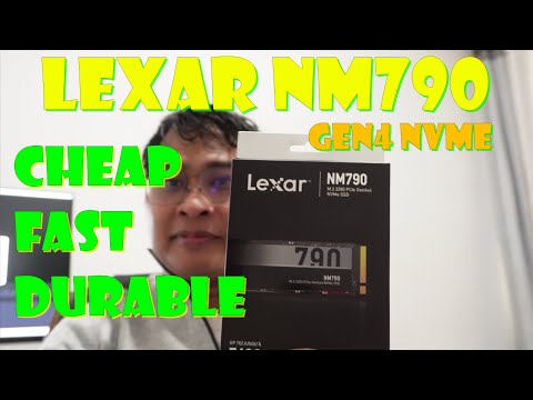 Lexar NM790 Gen 4 NVME Quick Review, affordable fast and durable!