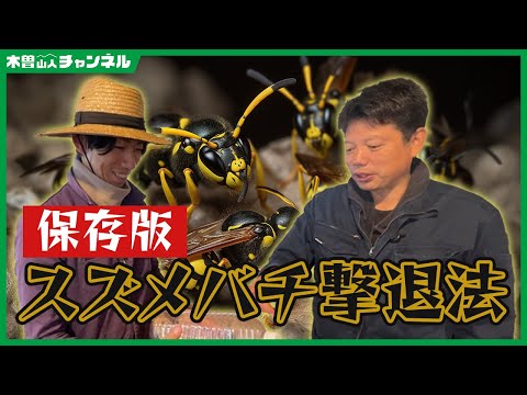 保存版！スズメバチ撃退方法