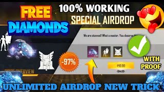 How To Get 9 RS Unlimited Airdrop Tricks In Free Fire | Garena Free Fire New Special Airdrop Tricks