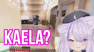 Nekomata Okayu Caught Kaela Sneaking Inside Her House | Minecraft [Hololive/Eng Sub]