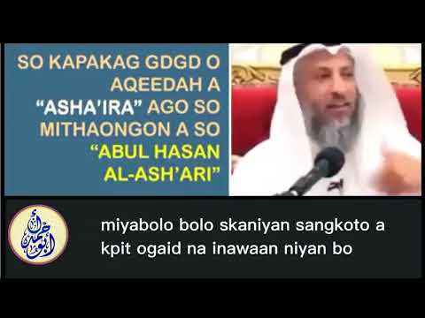 So  PUONDER o Ashairah asi ABUL HASSAN AL ASH'ARI  na SOPAKA IYAN SO MGA ASHAIRAH IMANTO AMASA