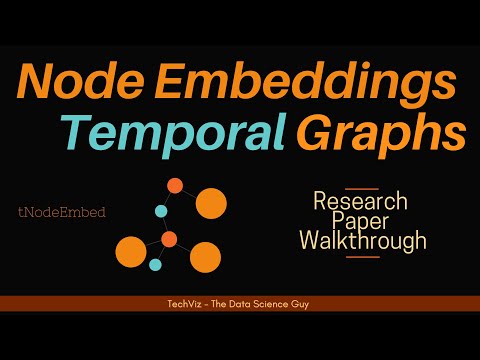 tNodeEmbed: Node Embeddings over Temporal Graphs | ML with Graphs (Research Paper Walkthrough)