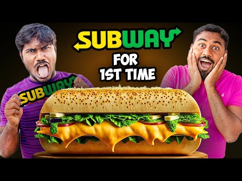 Tasting SUBWAY Food For First Time. How It's Taste Like?