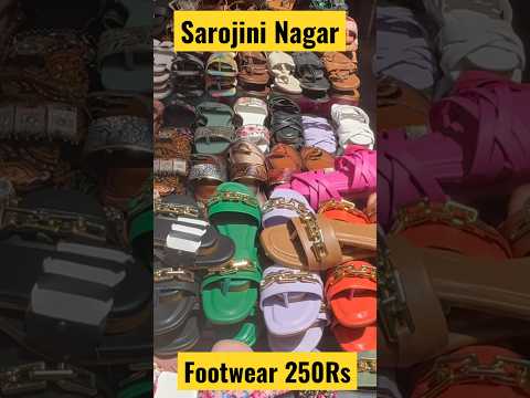 Sarojini Nagar Market Footwear 250Rs #youtubeshorts #ytshort #shorts #delhimarket