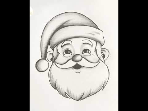 Santa Claus drawing #drawing #sketch #santaclaus #christmas #fyp #satisfying #art #artist