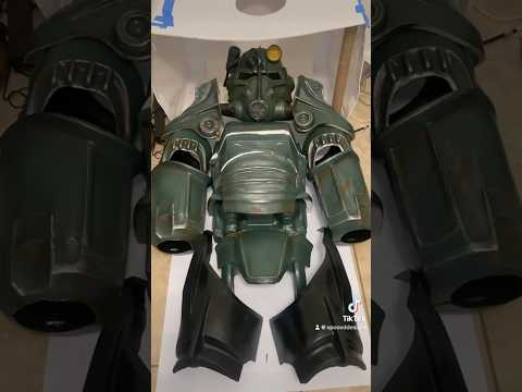 Vacuum formed power armor kit almost complete! #powerarmor #fallout #falloutcosplay #fallout4