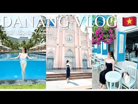 Eng[Danang Vlog]2泊4日の弾丸ベトナム・ダナン旅行✈️🇻🇳 オシャレな観光スポット巡ってみたよ✨ Shilla Monogram | Vietnam | 海外旅行|女子旅