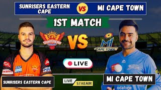 Sunrisers eastern cape vs Mi cape town 1st match live streaming SA20, 2025 - SEC vs MICT, live Match