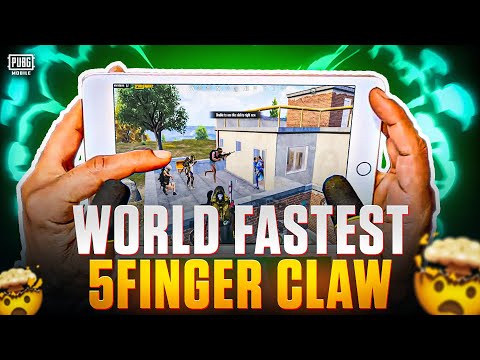 World Fastest 5Finger Claw + Always Gyro | Ipad mini 5 Pubgmobile | BGMI