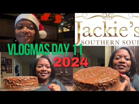 Vlogmas 2024 Day 11! Box Cake Mix Hack for My Christmas Chocolate Cake 😋