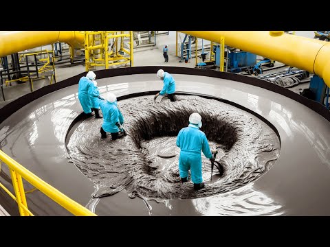 How CEMENT is Made. Heavy Machines at Work