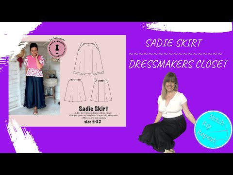 *NEW  PATTERN* Sadie skirt from The Dressmakers Closet