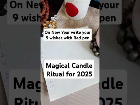 This NewYear write your 9wishes & manifest anything #tarot #shortvideo #viral #shorts #explore #2025