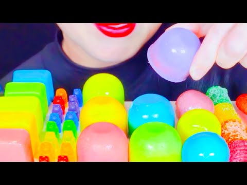 ASMR| Mukbang Rainbow Food Eating Vlog 레인보우 푸드 먹기 @SugarHiASMR