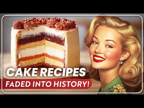 20 Famous Cake Recipes That FADED Into History!