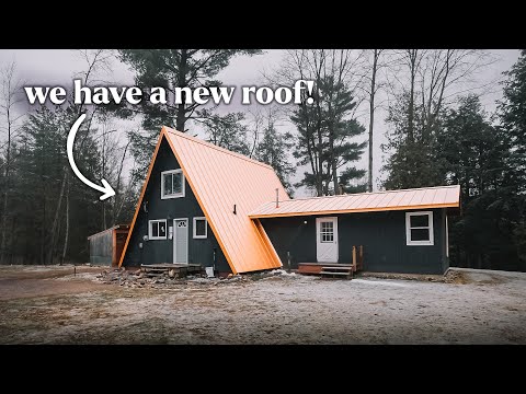 renovating a 1970's a-frame (NEW LAYOUT and ROOF reveal!)