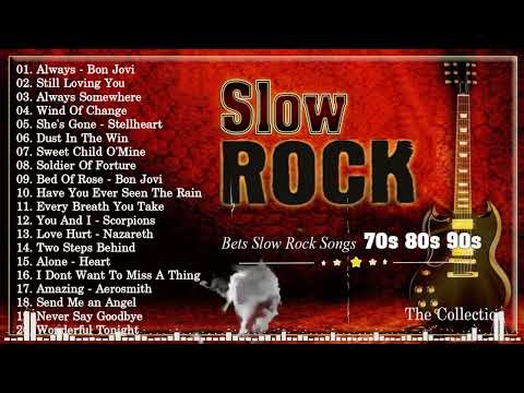 Guns & Roses, Bon Jovi, Scorpions , Aerosmith, White Lion || Best Slow Rock Songs Ever