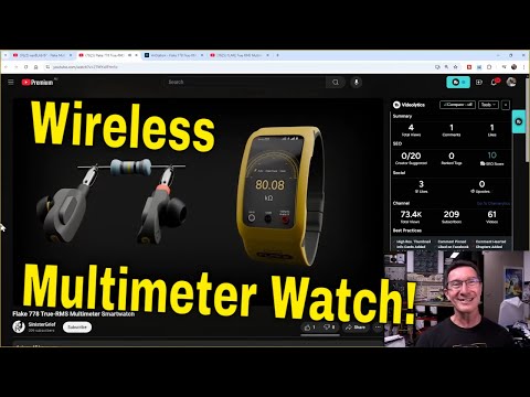 eevBLAB 122 - Flake 778 Multimeter Smartwatch!