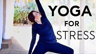 20 Minute Yoga For Stress And Anxiety (Depression) | Fightmaster Yoga Videos