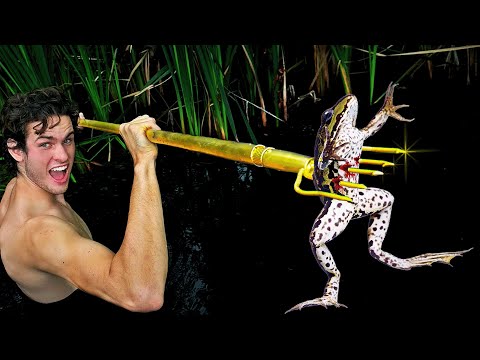 $0 vs $100 BULLFROG Hunting!