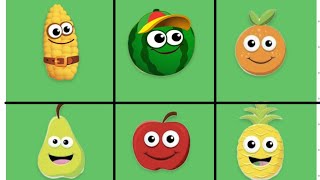 Interactive Guide to Fruits and Veggies for Kids         #kidslearning # fruits #colors #vegatable