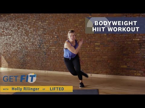 23 Minute Bodyweight HIIT Workout with Holly Rilinger, creator of LIFTED | Get Fit | Livestrong.com