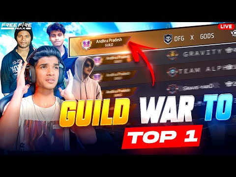 🏆GUILD WAR  ROUND 4🔥 - Strictly Serious Gameplay - Dhanush FF Live - Telugu Gaming Live #dfg