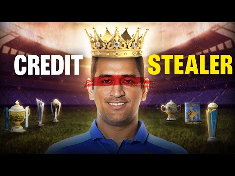 Ms Dhoni is a CREDIT STEALER?