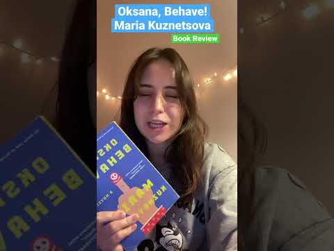 Oksana, Behave! by Maria Kuznestova • Dead Lizard Reads #bookreview #bookshorts #booktube