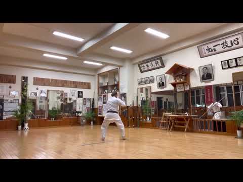 習うより慣れろ❗️7th Dan Test practice, practice, practice…. #信武舘 #古武道 #karate #shimbukan #okinawa #kobudo