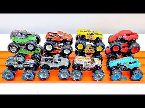 MONSTER JAM | MONSTER TRUCK SMASHUP | GRAVE DIGGER | EL TORO | HOT WHEELS MONSTER TRUCKS | MAX-D