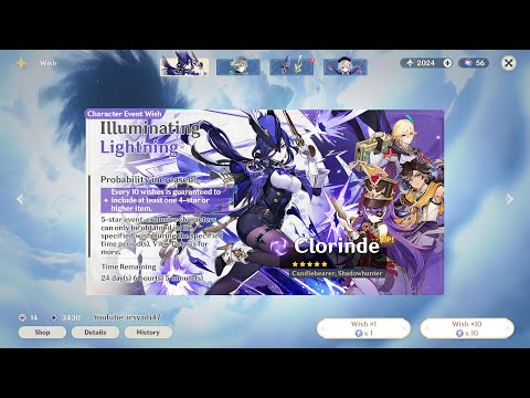 Clorinde Banner Wish | Genshin Impact