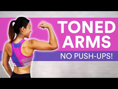 Toned Arms at Home: No Push-ups! (Beginner Friendly) | Joanna Soh