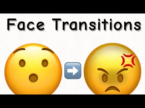 Emoji face transitions (Animation Exercise)