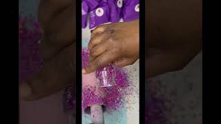 Bop and Snow 😍😍 #glittertumblers #glitter #holographic #tumblertutorial #craft