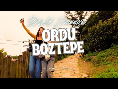 Gliding Above Ordu Boztepe 🪂 Exploring Turkey's Sky | World Journeys | 4K