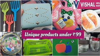 Vishal mega mart tour, products under ₹99, useful kitchen & storage organisers, unique new arrivals