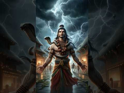 Mahakaal in a Thunderstorm #mahakaal #mahakal_status #trishul #aiart