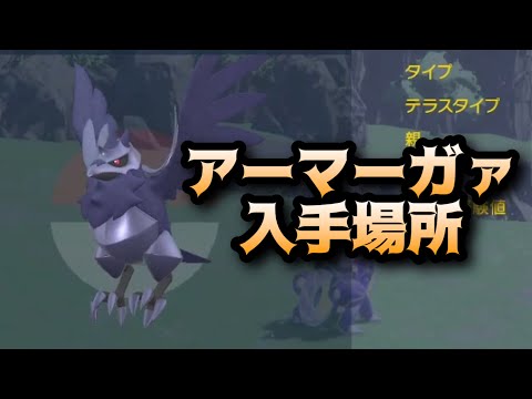 【SV】アーマーガァ入手場所