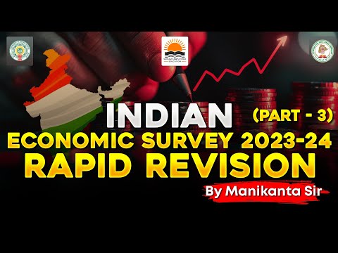 Indian Economy Survey 2023-24 | Rapid Revision for TGPSC And APPSC Group Exams | By Manikanta sir