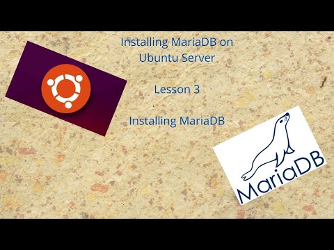 Lesson3 Installing MariaDB