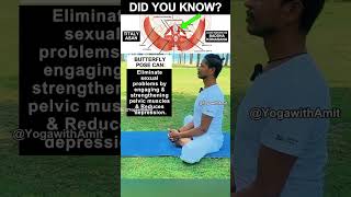 🔥Only 1 Yoga Pose Daily #butterflypose #constipation #prostate #piles #bladder