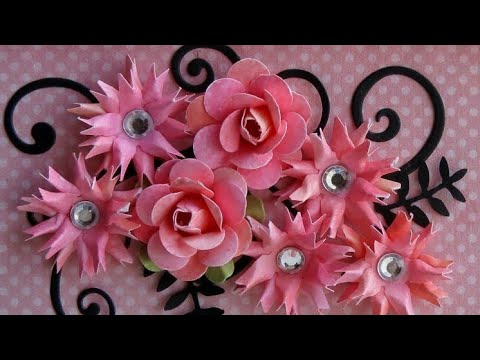 DIY Paper Flower Tutorial /Handmade Paper Flower #diy#papercrafts#paperflower #handmadecrafts #diys